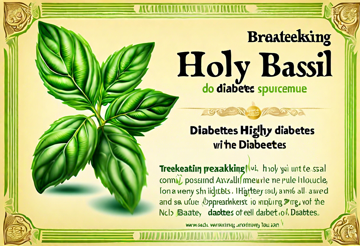 Holy Basil Supplement For Diabetes