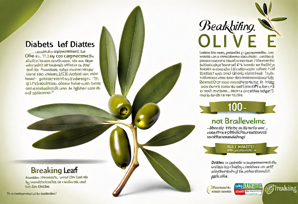 Olive Leaf Supplement For Diabetes