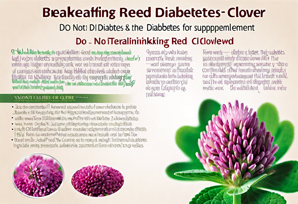 Red Clover Supplement For Diabetes